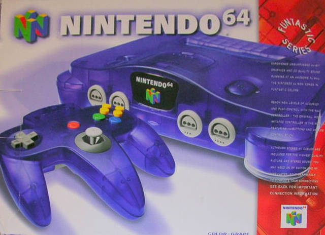 Nintendo 64 in Funtastic Grape factory Purple